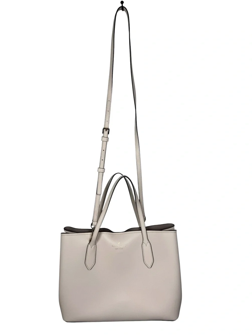 Kate Spade Harper Satchel in Tusk